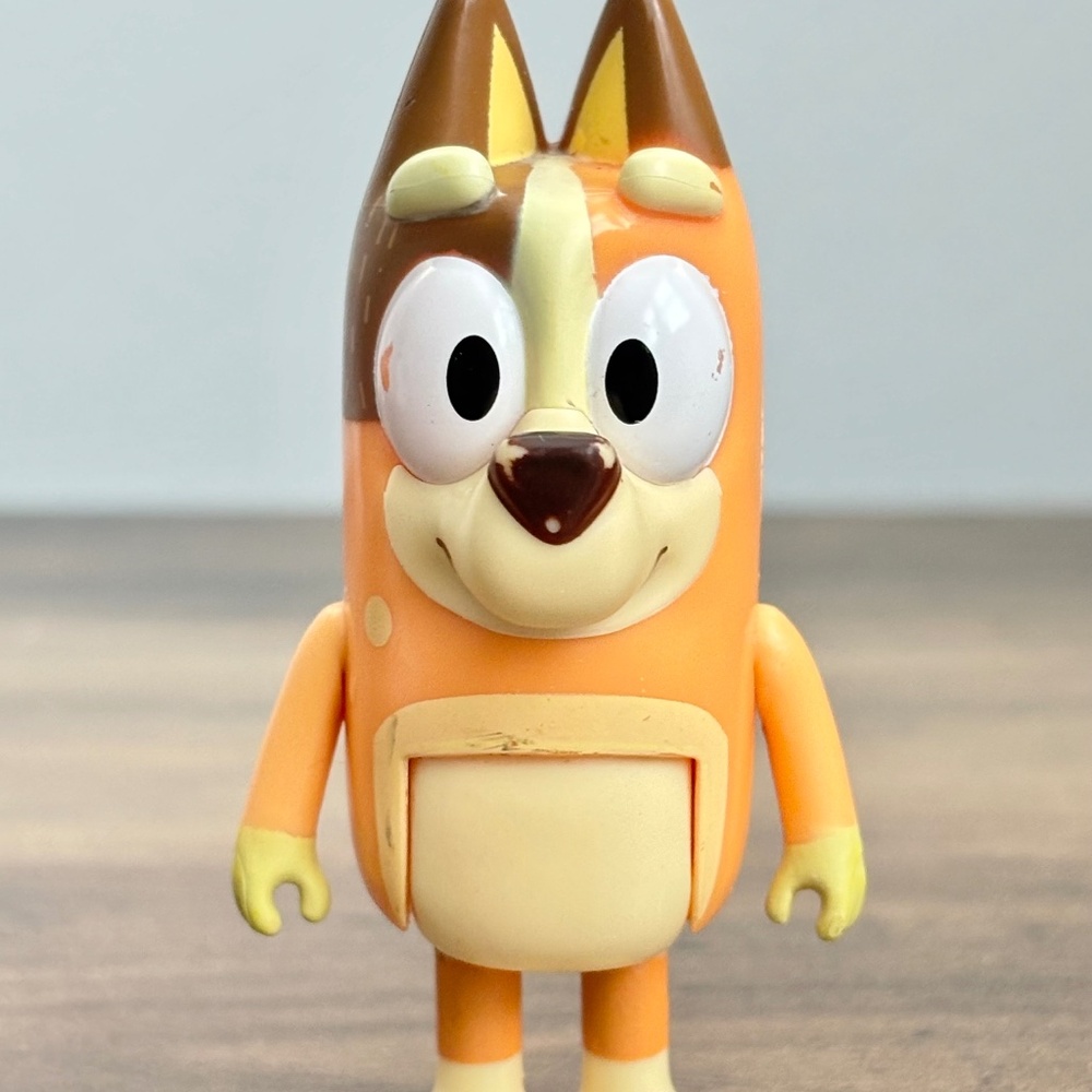 BLUEY Mum Mom CHILLI HEELER Toy Dog Loose Figure Replacement Posable Cake Topper